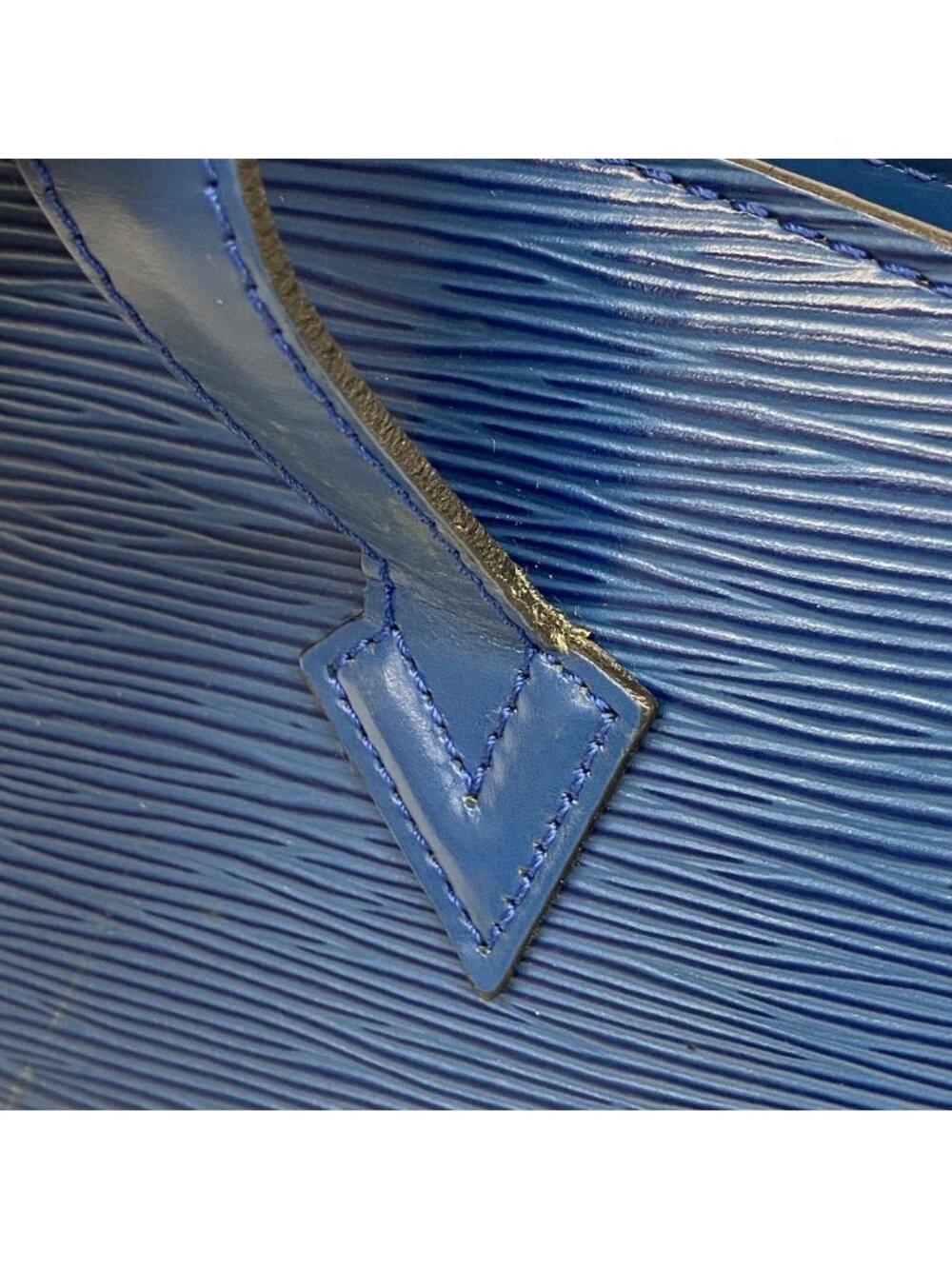 Louis Vuitton Handbag Epi Saint Jacques Toledo Blue - Picture 9 of 10